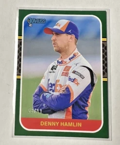 Panini Donruss Racing NASCAR 2020 Denny Hamlin verde/99 envío gratuito - Imagen 1 de 2
