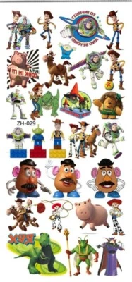 KIDS Temporary Tattoo TOY STORY, Great for Party Bags Size 9cm x 19cm