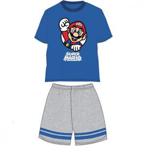 Shorty Schlafanzug Pyjama Junge Super Mario  Game Gr. 98,104,110,116,122,128 Neu