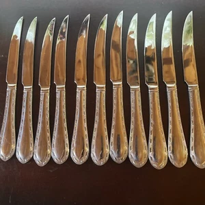 Cuchillos para carne de acero inoxidable Reed & Barton - Juego de 11 - Imagen 1 de 4