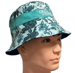 Nike Unisex Fischerhut wendbar Dri-Fit türkis bis geblümt XS/S schweißableitend - Bild 1 von 16