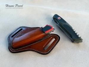 Custom Leather Sheath for Victorinox / Wenger RangerGrip 78, 79, 178, 179 - Picture 1 of 26
