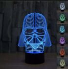 Star Wars Darth Vader Illusion LED Lamp, 3D Light Experience - 7 Colors US Ship