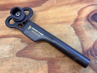 Sistema de halo Aerus Composites NOS - Tija de sillín de carretera de fibra de carbono - 27,2 - 250 mm Foto 1 de 4