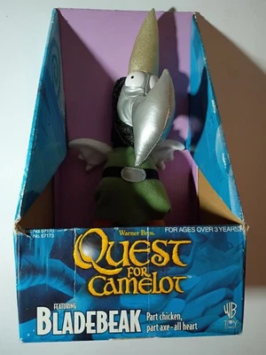 Hasbro 1997 Quest For Camelot Bladebeak Plush Toy Rare Vintage Collectible New - Image 1 of 4