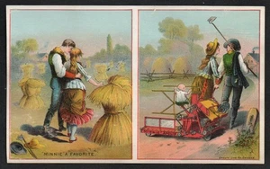 Victorian Trade Card Minneapolis Standard Binder, Minnies Favorite, Late 1800's. - Bild 1 von 2