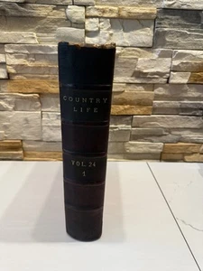 COUNTRY LIFE BRITISH MAGAZINES July 4 1908 To Sept 26 1908 Issues 600 To 611 - Foto 1 di 24