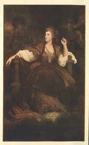 Sarah Siddons Tragic Muse Artist Joshua Reynolds Huntington Art Gallery Postcard - Picture 1 of 2