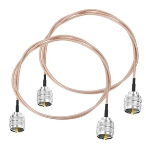 2 szt. 35" UHF PL259 męskie na UHF PL259 męskie złącza do urządzeń GPS - Zdjęcie 1 z 7