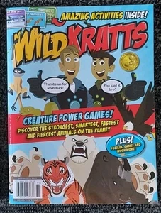 WILD KRATTS Magazines 2025 CREATURE POWER GAMES ! Puzzles Games Much More - Foto 1 di 2