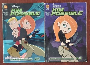 Disneys Kim Possible Volume 1 And 2 Graphic Foto-Novel Comic Book - Picture 1 of 8