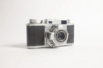 Câmera de Filme Ricoh 35 Rangefinder com Lente Riken Ricomat 1:3.5 f=4.5cm - Imagem 1 de 4