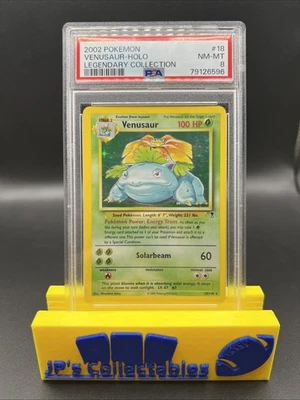 2002 POKEMON LEGENDARY COLLECTION #18 VENUSAUR-HOLO PSA 8 - Image 1 of 2