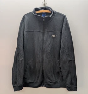 Nike Sportswear Trainingsjacke Herren XL schwarz Fleece gefüttert Swoosh Logo Activewear - Bild 1 von 10