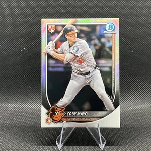 Coby Mayo 2025 Bowman Chrome Red Rookie Refractor RC Baltimore Orioles #37 - Picture 1 of 2
