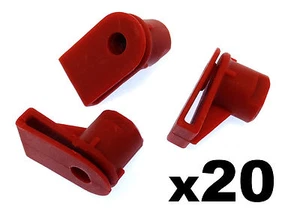 20x Opel Pare-Choc à Aile Support PLASTIQUE Rondelle Ecrou pour Vis - Picture 1 of 1