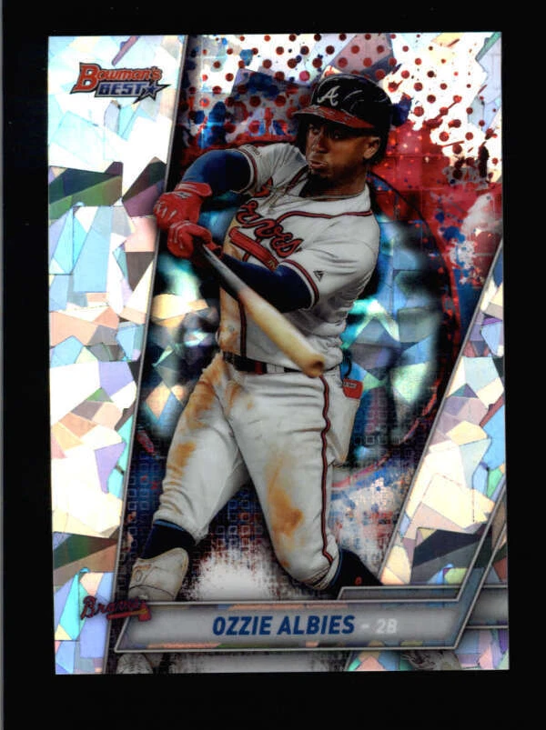 OZZIE ALBIES 2019 BOWMAN'S BEST #54 ATOMIC REFRACTOR PARALLEL BA9857 - Image 1 of 1