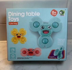 3 PCS Suction Cup Spinner Baby Toys NEW - Picture 1 of 8