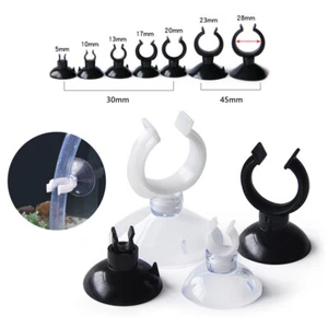 Aquarium Schläuche Klemme Saugnäpfe Halterung 5-28mm Größe Fischtank Saugnapf - Picture 1 of 20
