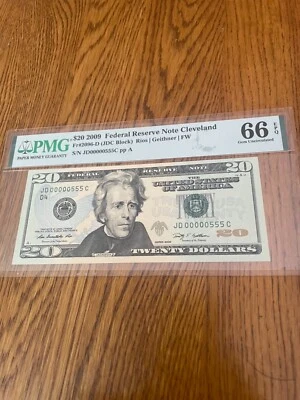 Rare Serial Number 20 Dollar Bill - Image 1 of 2