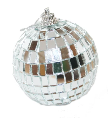 Hanging Disco Ball Mirror Ball Christmas Tree Ornament - Image 1 of 3