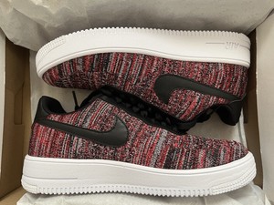 air force 1 flyknit red