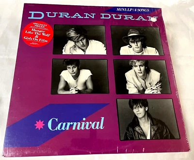 Duran Duran Mini-LP 4 Songs Sampler Hype Sticker Original New Mixes Sealed Rare - Image 1 of 4