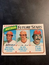 #678 Reggie Baldwin Pete Ladd Allen Knicely Houston Astros￼  1980 Topps Cb20