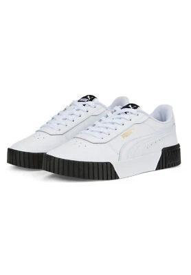 Puma Carina 2.0 Zapatillas De Cuero Para Dama 385849 04 Blancas - Imagen 1 de 4