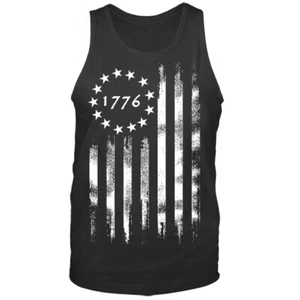 Große vertikale US-Flagge American Pride Patriot patriotisch USA Tank Top - Bild 1 von 8