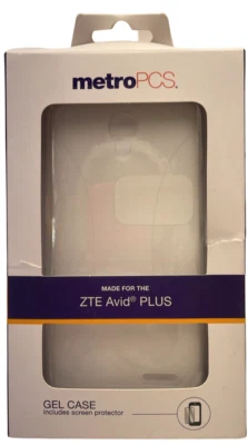 Funda de gel MetroPCS para ZTE Avid Plus, transparente Foto 1 de 4