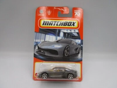 Литой автомобиль Mattel металлический спичечный коробок 2021 Koenigsegg Gemera серый 1:64 - Изображение 1 из 3