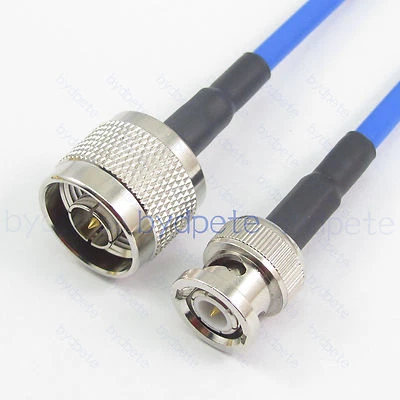 N-Type male to BNC male plug RG402 Semi Flexible Coaxial Cable Koaxial Kable Lot - Image 1 of 4
