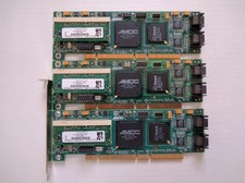 3ware 9500S-4LP SATA Raid Controller Card 128MB PCI-X SET of 3