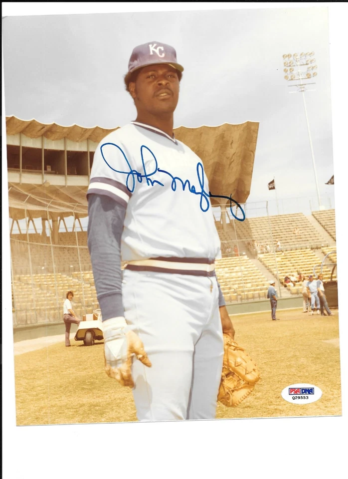 John Mayberry Autograph / Signed 8 X 10 Photo Kansas City Royals PSA/DNA - Image 1 of 1