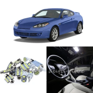 For 2003-2008 Hyundai Tiburon Xenon White LED Interior Lights Kit 7 Pieces - Picture 1 of 11