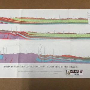 Boy Scout Geologic Sections Of Philmont Scout Ranch Geological Survey Map 247C1 - Picture 1 of 7
