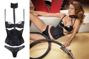 AGENT PROVOCATEUR SEXY BLACK FLORIE STRUCTURED BRA AP 4 SIZE LARGE UK 12 BNWT - Picture 1 of 7