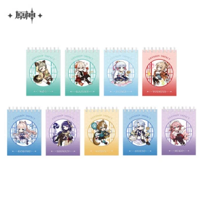 miHoYo Genshin Impact Notes Outing Note Pads Cute Scratchpads Official Goods - Image 1 of 4