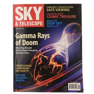 Sky And Telescope Magazine February 1998 Gamma Rays Of Doom - Imagen 1 de 3