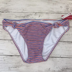 Xhilaration Bikini Bottom Womens XL Red White Blue Patriotic July Swim NEW XL - Picture 1 of 6