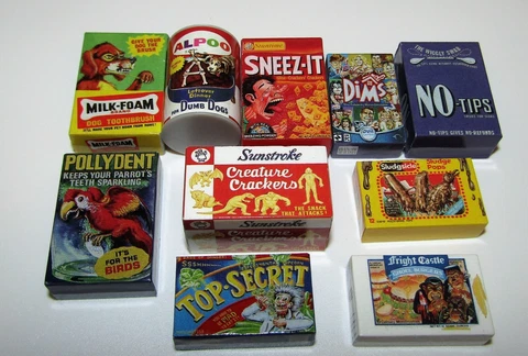 WACKY PACKAGES MINI SERIES 3D PUNNY LOT BUNDLE OF (10) DIFFERENT AS PICTURED #4 Cover