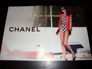 CHANEL 2-Page PRINT AD Cruise 2023 VITTORIA CERETTI thighs legs ankles feet - Picture 1 of 1