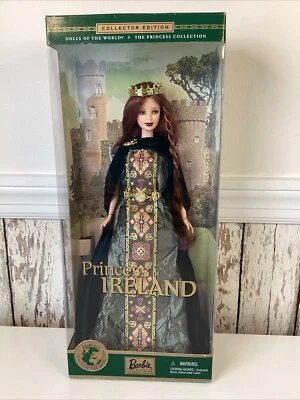 2008 PRINCESS OF IRELAND BARBIE DOLLS OF THE WORLD 53367 - ORIGINAL BOX UNOPENED - Image 1 of 4