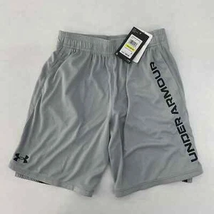 NWT Under Armour Kids Basketball Shorts Gray M - Picture 1 of 7