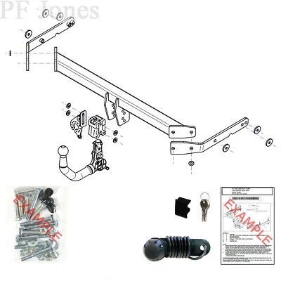Barra de reboque Tow-Trust para Seat Altea (Inc. XL) 2004 em diante - Barra de reboque destacável - Imagem 1 de 4