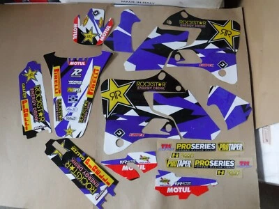 FLU TEAM OTSF ROCKSTAR GRAPHICS YAMAHA YZ125 YZ250 1996 1997 1998 1999 2000 2001 - Image 1 of 2