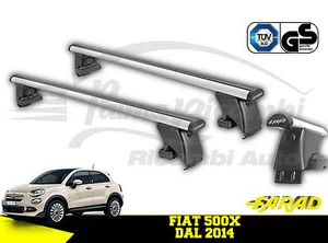 ALU130 + BS133 DACHTRÄGER FARAD ALUMINIUM FIAT 500X AB 2014 - Bild 1 von 4