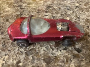 Hot Wheels 1968 Redline Silhouette Rosa Magenta con Interno Bianco Base USA - Foto 1 di 4