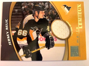 #ML Mario Lemieux - 2001-02 Topps Reserve Jerseys Game-Used Jersey - Pittsburgh